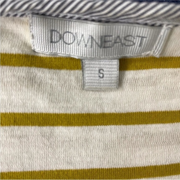 Downeast Striped Button Back Top - Picture 3 of 4